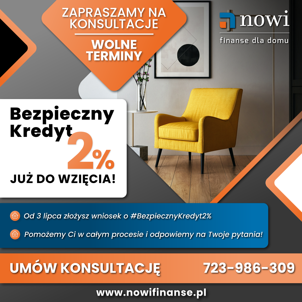 BEZPIECZNY KREDYT 2% JUŻ DO WZIĘCIA!